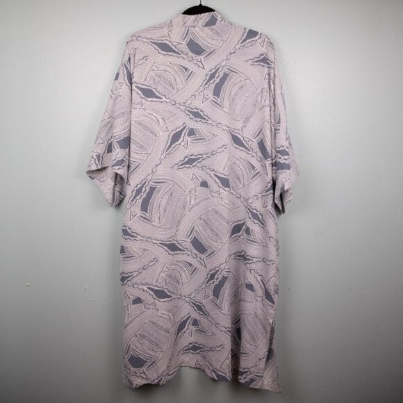 Entro abstract print open long duster-L - Picture 5 of 6